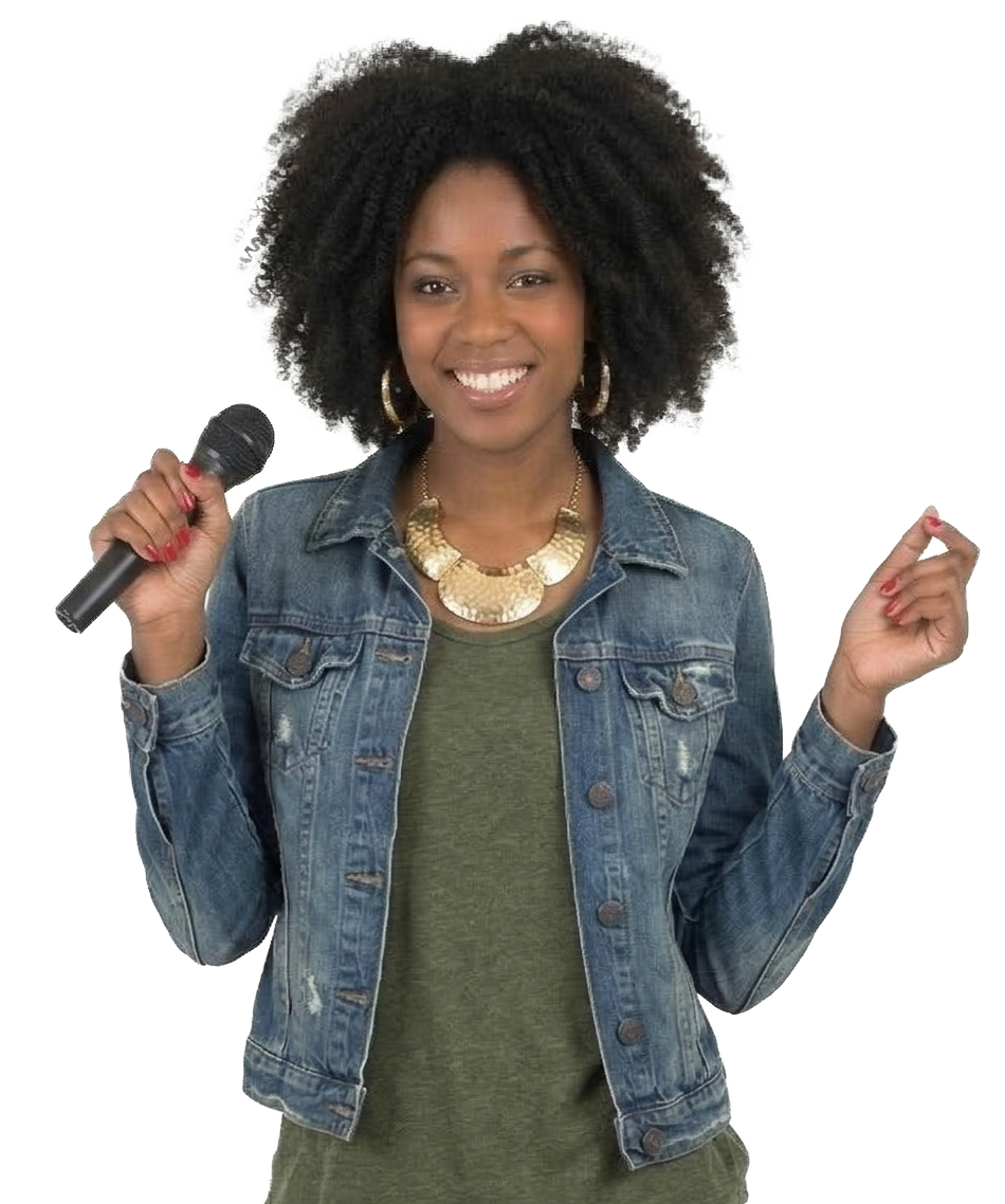 female musician playing trumpet and brass instruments 